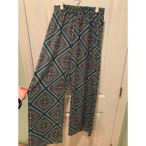 Printed dress pants